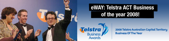 eWAY Triumphs at the Telstra ACT Business Awards